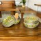 4 Ct 400 Grams Meenakari Stainless Steel Box Decorative Small Round Cookie Tin Indian Wedding Favor Container Dabba for Sweets Laddu Dryfruit Chocolate Multipurpose Storage Box - Housewarming Gift